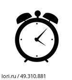 clock alarm icon vector illustration. Стоковая иллюстрация, агентство Ingram Publishing / Фотобанк Лори