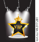 Gold VIP Members Card Vector Illustration EPS10. VIP Members Card Vector Illustration. Стоковая иллюстрация, агентство Ingram Publishing / Фотобанк Лори