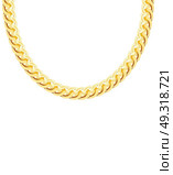 Gold Chain Jewelry. Vector Illustration. EPS10. Gold Chain Jewelry. Vector Illustration. Стоковая иллюстрация, агентство Ingram Publishing / Фотобанк Лори