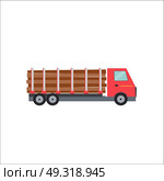 Ftat Truck Vector Illustration EPS10. Ftat Truck Vector Illustration. Стоковая иллюстрация, агентство Ingram Publishing / Фотобанк Лори