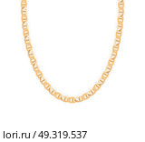 Gold Chain Jewelry. Vector Illustration. EPS10. Gold Chain Jewelry. Vector Illustration. Стоковая иллюстрация, агентство Ingram Publishing / Фотобанк Лори