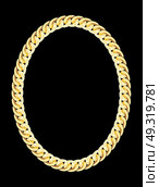 Gold Chain Jewelry. Vector Illustration. EPS10. Gold Chain Jewelry. Vector Illustration. Стоковая иллюстрация, агентство Ingram Publishing / Фотобанк Лори