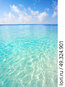 Cozumel island Playa Palancar beach in Riviera Maya of Mayan Mexico. Стоковое фото, агентство Ingram Publishing / Фотобанк Лори