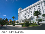 Cancun Kukulcan boulevard in Hotel Zone at Mexico. Стоковое фото, агентство Ingram Publishing / Фотобанк Лори