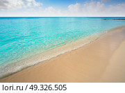 Cozumel island Playa Palancar beach in Riviera Maya of Mayan Mexico. Стоковое фото, агентство Ingram Publishing / Фотобанк Лори