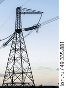 towers for power transmission lines high voltage. Стоковое фото, агентство Ingram Publishing / Фотобанк Лори