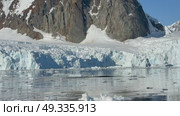 Big Iceberg in Antarctica Winter Scenery, Amazing Shape Ice Formation of Massive Large Enormous Blue Icebergs in Antarctic Peninsula Landscape Seascape with Ocean Sea Water. Стоковое видео, видеограф Vladimir / Фотобанк Лори