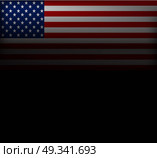 American Flag. Vector image of American Flag. American Flag background. American Flag illustration. United States of America. USA. The Star-Spangled Banner with Stars and Stripes. USA. United States. Стоковая иллюстрация, агентство Ingram Publishing / Фотобанк Лори