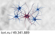 Science or medical background with molecules, 3d rendering virus, bacteria, cell. System of neurons. Genetic, scientific, medical research. Abstract molecules design. 3D render illustration. Science or medical background with molecules, 3d rendering virus, bacteria, cell. System of neurons. Genetic, scientific, medical research. Abstract molecules design. 3D render illustration. Стоковое фото, агентство Ingram Publishing / Фотобанк Лори