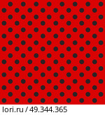 Ladybug pattern. Seamless vector. Стоковая иллюстрация, агентство Ingram Publishing / Фотобанк Лори