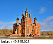 Chapel in Achair monastery, Omsk region, Siberia, Russia (2012 год). Стоковое фото, фотограф Александр Карпенко / Фотобанк Лори