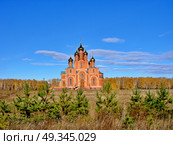 Chapel in Achair monastery, Omsk region, Siberia, Russia (2012 год). Стоковое фото, фотограф Александр Карпенко / Фотобанк Лори