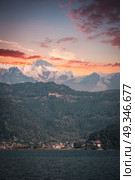 views of Mount Annapurna Himalayas, Nepal, Asia. Стоковое фото, агентство Ingram Publishing / Фотобанк Лори