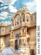 Pink Palace Jaipur - Hawa Mahal. India, Rajasthan. Стоковое фото, агентство Ingram Publishing / Фотобанк Лори