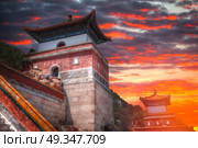 Summer Imperial Palace is the summer residence of the emperors on the outskirts of Beijing.. Summer Imperial Palace. Стоковое фото, агентство Ingram Publishing / Фотобанк Лори