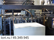 Printer ink machine rotary printing. Printer ink machine rotary printing factory. Стоковое фото, агентство Ingram Publishing / Фотобанк Лори