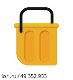 Bucket vector in flat style. Equipment and tools for maintenance of cleanliness in the house. Illustration for housekeeping, cleaning concepts, applications icons, web design. Isolated on white. Bucket Vector Illustration in Flat Style Design  . Bucket Vector Illustration in Flat Style Design  . Стоковая иллюстрация, агентство Ingram Publishing / Фотобанк Лори