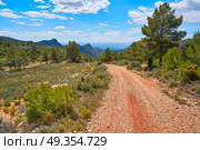 Calderona mountain landscape in Valencia Spain. Calderona mountain in Valencia Spain. Стоковое фото, агентство Ingram Publishing / Фотобанк Лори
