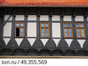 Wernigerode facades in Harz Germany Saxony. Wernigerode facades in Harz Germany at Saxony Anhalt. Стоковое фото, агентство Ingram Publishing / Фотобанк Лори