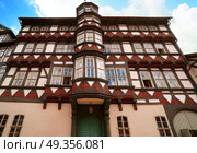 Stolberg facades in Harz mountains Germany. Stolberg facades in Harz mountains of Germany. Стоковое фото, агентство Ingram Publishing / Фотобанк Лори