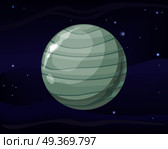 Uranus planet. Seventh planet from Sun. It has third largest planetary radius and fourth planetary mass in Solar System. Outer space, galaxy and earth. Astronomy science aspect. Universe. Vector. Uranus Planet. Sun System. Universe. Vector. Стоковая иллюстрация, агентство Ingram Publishing / Фотобанк Лори