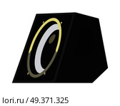 Acoustic systems for producing music at different parties and events. Used for entertainment purpose. Speaker box designed for use in stadium concert sound reinforcement systems for rock music concert. Acoustic Systems for Producing Music at Parties. Стоковая иллюстрация, агентство Ingram Publishing / Фотобанк Лори