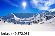 Cerler sky area in Pyrenees of Huesca at Spain. Стоковое фото, агентство Ingram Publishing / Фотобанк Лори