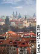 beautiful old streets of Prague. Czech Republic. Стоковое фото, агентство Ingram Publishing / Фотобанк Лори