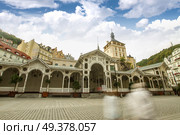 old streets in the Czech city of Karlovy Vary. Стоковое фото, агентство Ingram Publishing / Фотобанк Лори