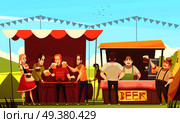 Oktoberfest Vector Illustration. Стоковая иллюстрация, агентство Ingram Publishing / Фотобанк Лори