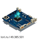Spectre cpu hardware security vulnerability bug isometric composition with computer motherboard and malicious software symbol vector illustration . Hardware Bug Isometric Composition . Стоковая иллюстрация, агентство Ingram Publishing / Фотобанк Лори