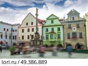 Cesky Krumlov - the city of South Bohemia Czech Republic region. Located on the Vltava River. declared a UNESCO World Heritage Site. Стоковое фото, агентство Ingram Publishing / Фотобанк Лори