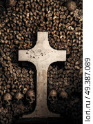 catacombs of Paris. Burial of millions of people in underground labyrinths. Стоковое фото, агентство Ingram Publishing / Фотобанк Лори