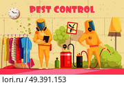 Domestic Pest Control Background. Стоковая иллюстрация, агентство Ingram Publishing / Фотобанк Лори