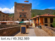 Potes infantado tower in Cantabria of Spain. Стоковое фото, агентство Ingram Publishing / Фотобанк Лори