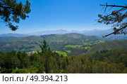 Mirador del Fitu viewpoint Fito in Asturias of Spain. Стоковое фото, агентство Ingram Publishing / Фотобанк Лори