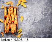 Homemade cookies in the form of terrible human finger. Homemade halloween cookies. Стоковое фото, агентство Ingram Publishing / Фотобанк Лори