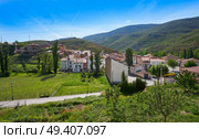 Arcos de las Salinas village in Valencia province of Spain. Стоковое фото, агентство Ingram Publishing / Фотобанк Лори