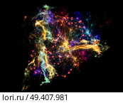 Network series. Composition of connected abstract elements on the subject of networking, science, education and modern technology. Стоковое фото, агентство Ingram Publishing / Фотобанк Лори