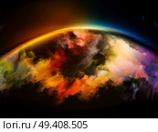Impossible Dawn series. Composition of colors and gradients on the subject of art, creativity, imagination and design. Стоковое фото, агентство Ingram Publishing / Фотобанк Лори