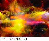 Universe Is Not Enough series. Backdrop of fractal elements, lights and textures on the subject of fantasy, science, religion and design. Стоковое фото, агентство Ingram Publishing / Фотобанк Лори