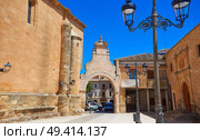San Clemente village in Cuenca at Castile La Mancha by Saint James Way of levante. Стоковое фото, агентство Ingram Publishing / Фотобанк Лори
