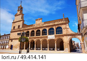San Clemente village in Cuenca at Castile La Mancha by Saint James Way of levante. Стоковое фото, агентство Ingram Publishing / Фотобанк Лори