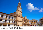 San Clemente village in Cuenca at Castile La Mancha by Saint James Way of levante. Стоковое фото, агентство Ingram Publishing / Фотобанк Лори