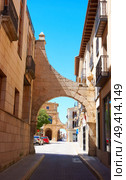 San Clemente village in Cuenca at Castile La Mancha by Saint James Way of levante. Стоковое фото, агентство Ingram Publishing / Фотобанк Лори