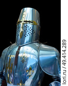 Knight steel armor replica in Toledo Spain. Стоковое фото, агентство Ingram Publishing / Фотобанк Лори