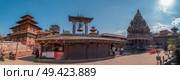Temples of Durbar Square in Bhaktapur, Kathmandu valey, Nepal. Стоковое фото, агентство Ingram Publishing / Фотобанк Лори