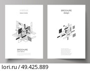 The vector layout of A4 format modern cover mockups design templates for brochure, flyer, booklet, annual report. Abstract polygonal background, colorful mosaic pattern, retro bauhaus de stijl design. The vector layout of A4 format modern cover mockups design templates for brochure, flyer, booklet, annual report. Abstract polygonal background, colorful mosaic pattern, retro bauhaus de stijl design. Стоковая иллюстрация, агентство Ingram Publishing / Фотобанк Лори