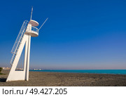 Santa Pola Playa Lisa beach in Alicante of Spain at Costa Blanca. Стоковое фото, агентство Ingram Publishing / Фотобанк Лори