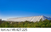 Santa Pola salinas saltworks mountains of salt in Alicante Spain. Стоковое фото, агентство Ingram Publishing / Фотобанк Лори
